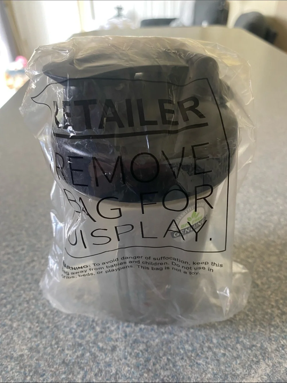 Optavia Blender Shake Bottle Black and Gray Portable For on the Go NEW